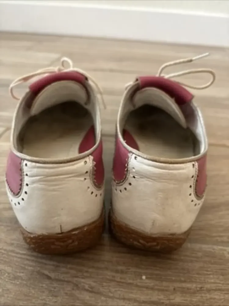 Walter Genuin woman's‎ golf shoes handmade in Italy Goldie style ladies shoe